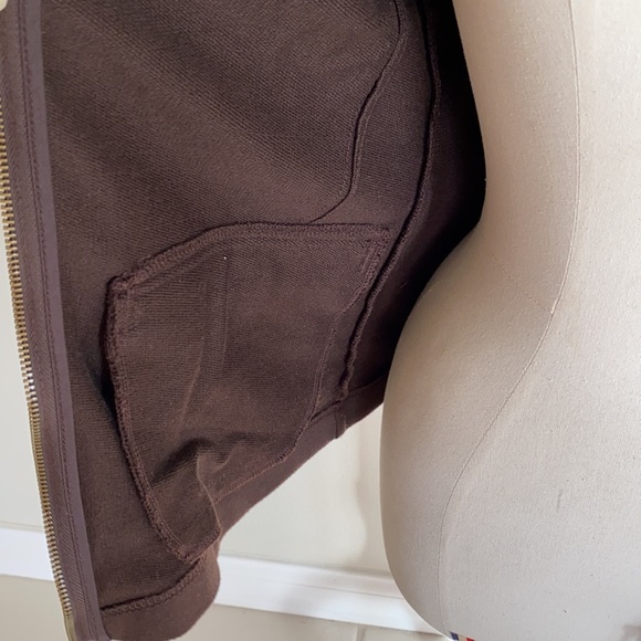 Ralph Lauren brown cotton zip vest, S, NWT - Picture 8 of 10